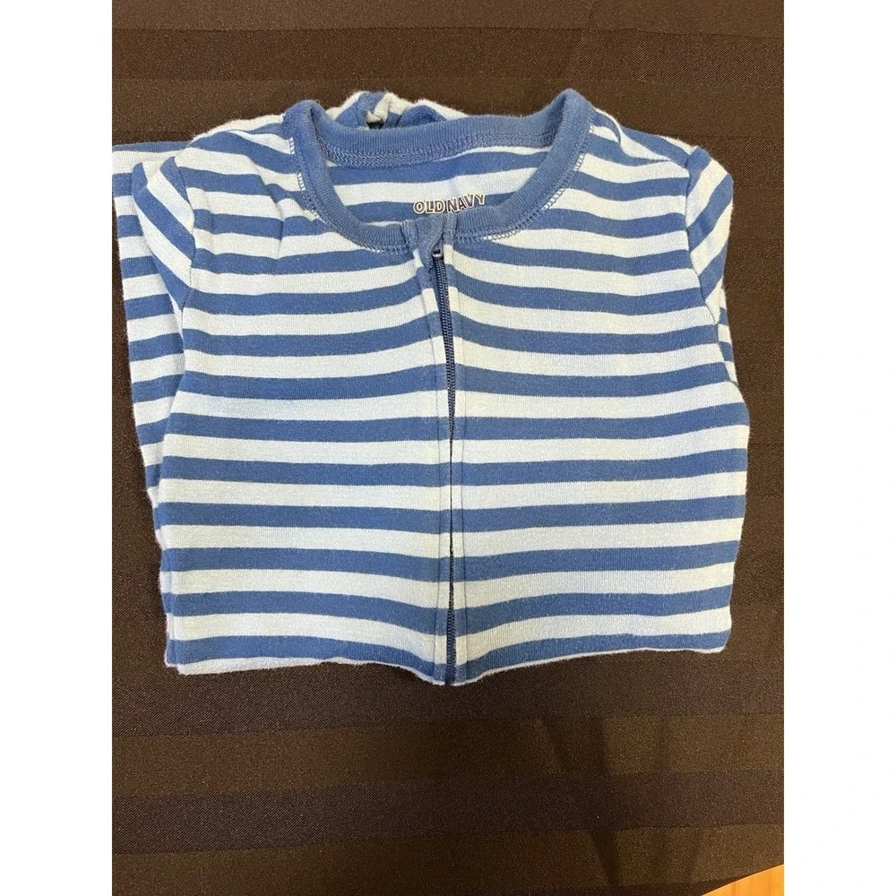 Old Navy 6 Toddler One Piece Sleepers Lot of 3 Footless Warm Cozy Kids‎